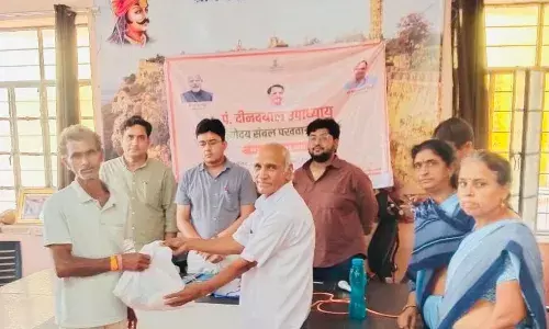 चण्डालिया ने टीबी रोगी को प्रदान की पोषण सहायता