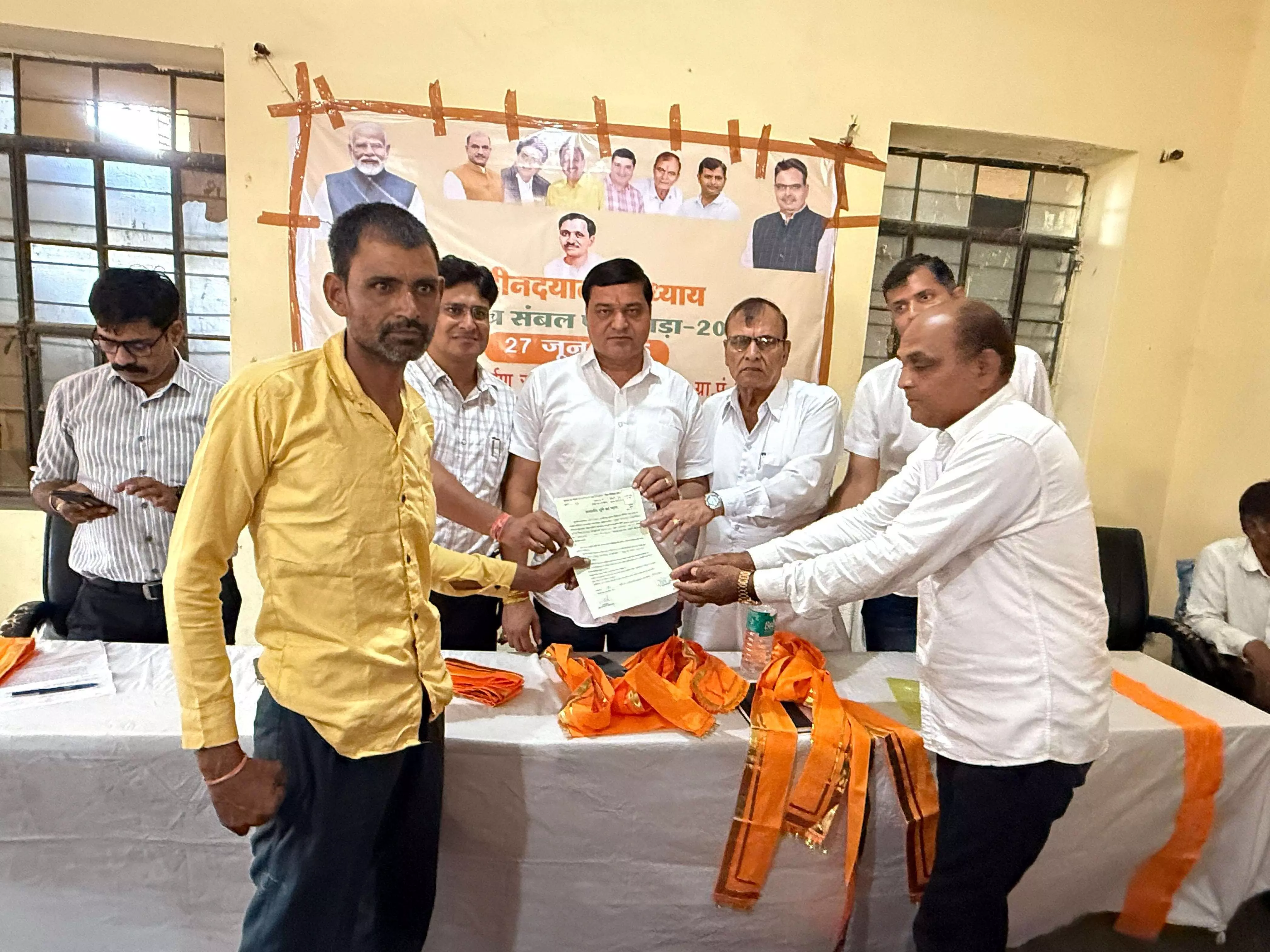 जिला प्रमुख अहीर के आतिथ्य में कोटड़ी कलां ग्राम पंचायत में हुआ शिविर का आयोजन