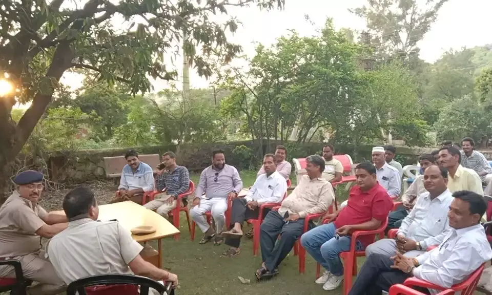 मोहर्रम को लेकर मांडलगढ़ हुई सीएलजी की मीटिंग