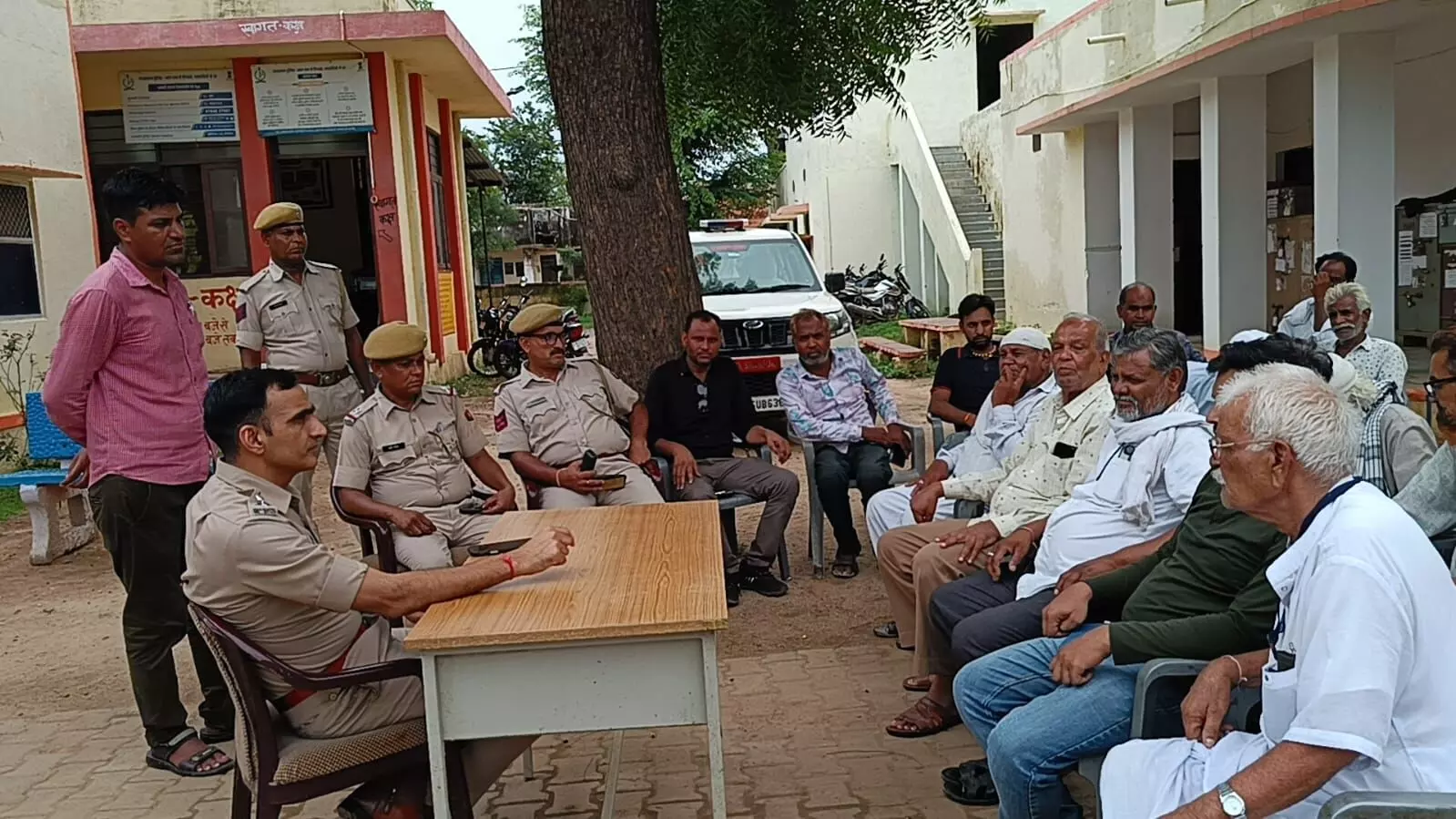 मोहर्रम को लेकर बनेड़ा में सीएलजी मीटिंग का हुआ आयोजन