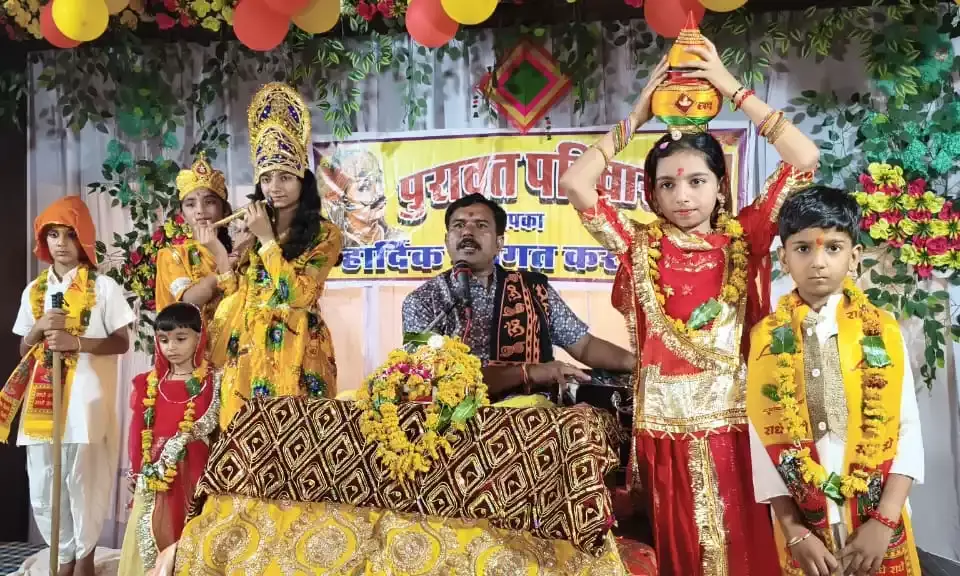 भगवान की कृपा का साक्षात अवतार होता है भक्त भाकलिया गांव में चल रही नानी बाई की कथा