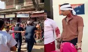 मेहंदीपुर बालाजी में   भक्तों पर आशीर्वाद के बदले बरसीं लाठियां,कई श्रद्धालु घायल