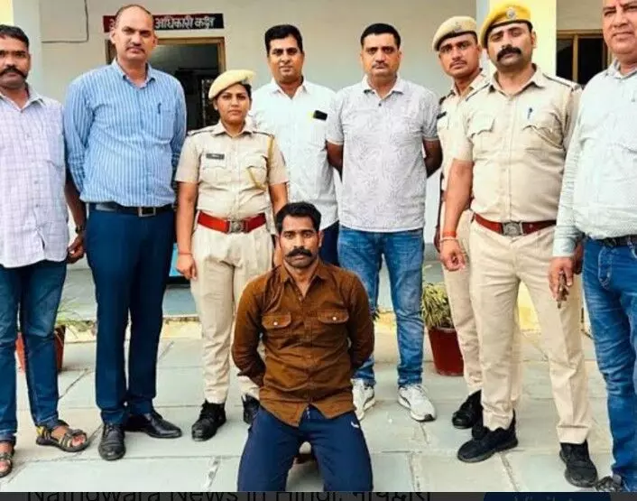 शेरसिंह हत्याकांड का मुख्य आरोपी माउंट आबू से गिरफ्तार ,प्रतापपुरा पुलिया पर गर्दन काट कर की थी हत्या