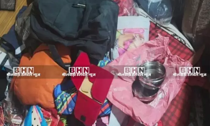 माण्डलगढ़ में रविवार रात्रि चोरों का धावा, हजारों के माल पर किया हाथ साफ