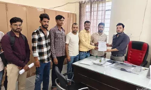 नई सीधी नर्सिंग भर्ती मैरिट वे बोनस से कराने की मांग के लिए के लिए ज्ञापन सौंपा