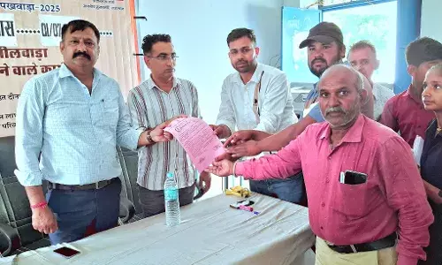 गांगलास गांव में आयोजित शिविर में उमड़े लोग, वर्षों से अटके कार्य होने पर छाई खुशी