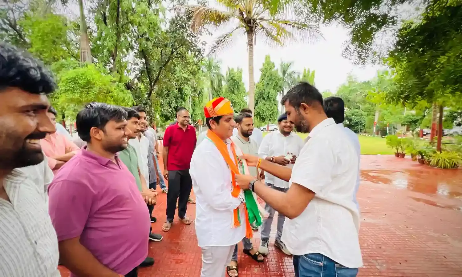 युवा कांग्रेस के कार्यकारी प्रदेशाध्यक्ष यशवीर शूरा रहे एक दिवसीय निंबाहेड़ा दौरे पर