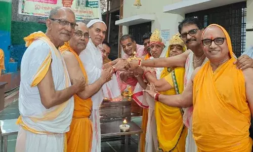 महावीर भवन में नेमिनाथ भगवान का मोक्ष कल्याणक दिवस मनाया
