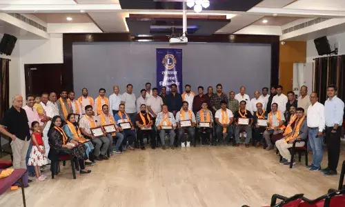 लायंस क्लब निंबाहेड़ा गोल्ड ने किया डॉक्टर एवं सीए डे पर सम्मान