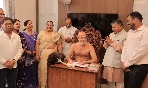 जयकारों के साथ डबोक में हुआ राष्ट्रसंत आचार्य पुलक सागर का ससंघ मंगल प्रवेश