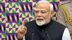 पीएम मोदी ने घाना की संसद को किया संबोधन, कहा- हमारा लोकतंत्र सिस्टम नहीं संस्कार है पीएम मोदी ने घाना की संसद को किया संबोधन, कहा- हमारा लोकतंत्र सिस्टम नहीं संस्कार है