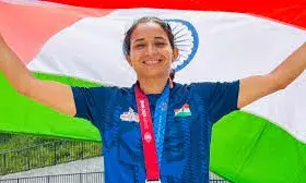 सोनम ने पुलिस गेम्स में जीता पदक