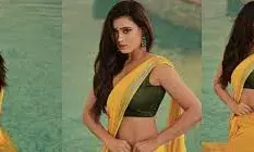 श्वेता तिवारी ने दिखाया स्लीवलेस ब्लाउज में  कर्वी फिगर