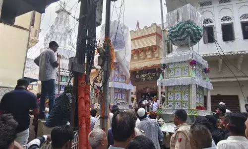 मांडल में ताजियों के साथ निकली गम और अकीदत की सवारी, शांतिपूर्ण माहौल में संपन्न हुआ मोहर्रम का जुलूस