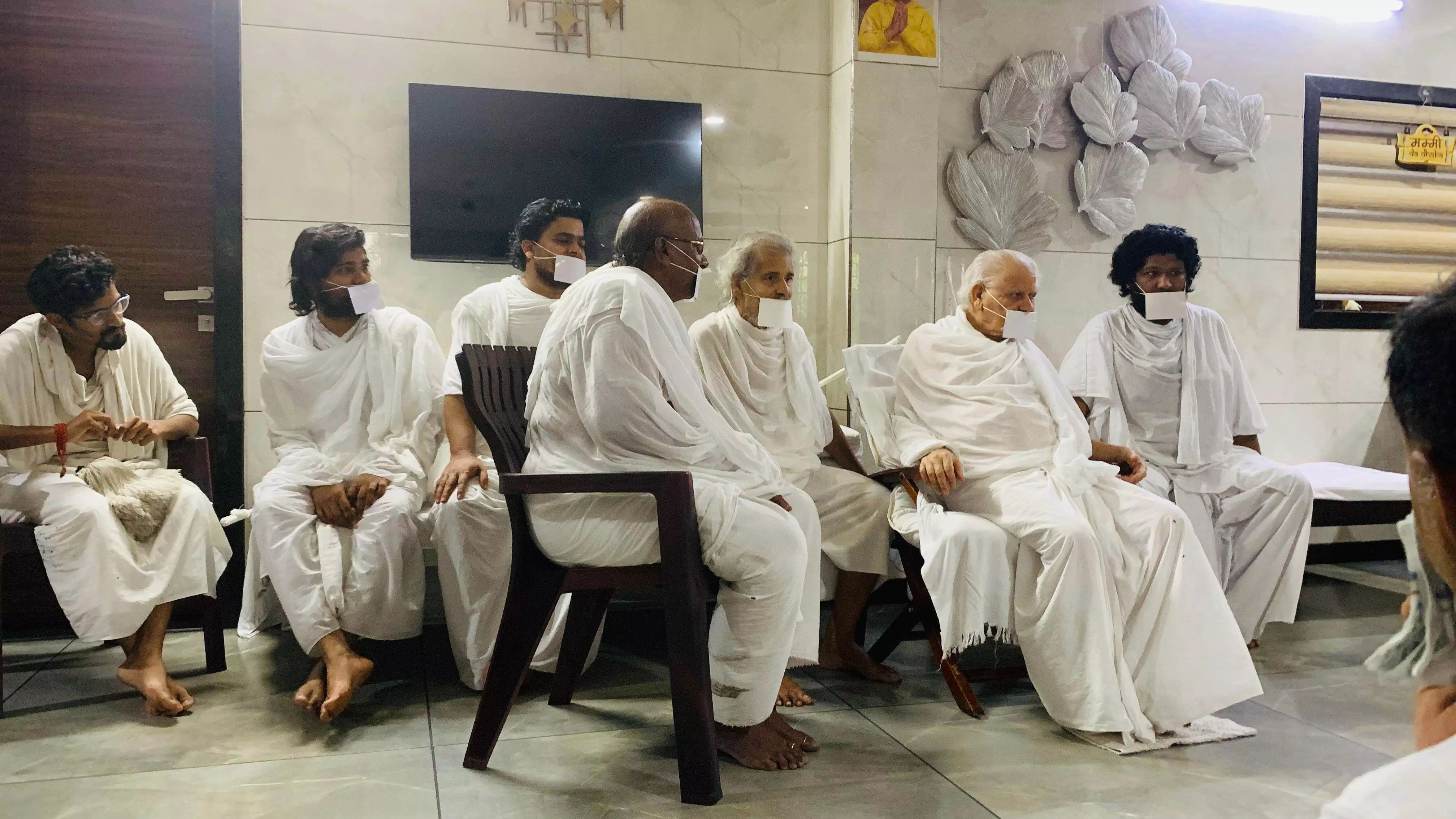 अरविंद मुनि ने आचार्य सम्राट शिव मुनि से शिष्टाचार मुलाकात की अरविंद मुनि ने आचार्य सम्राट शिव मुनि से शिष्टाचार मुलाकात की