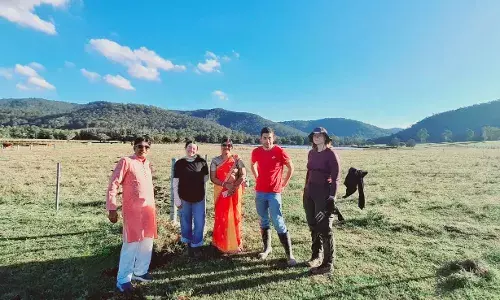 किसान केसरी संघ अध्यक्ष एवं पूर्व सहायक कृषि अधिकारी ओझा ने ऑस्ट्रेलिया में उन्नत कृषि,पशुपालन की ली जानकारी