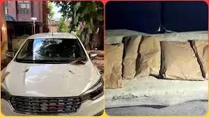 पांच किलो 60 ग्राम अफीम की बरामद, पंजाब जा रहे थे तस्कर, कार को जब्त
