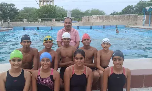 12 तैराकों का राज्य स्तर पर चयन