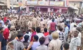 डूंगला में  निर्माणाधीन शिव मंदिर में तोड़फोड़ से माहौल गरमाया , बाजार बंद,तोड़फोड़ और आगजनी