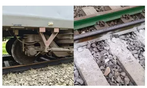 कामाख्या एक्सप्रेस पटरी से उतरी; कई ट्रेनें रोकीं