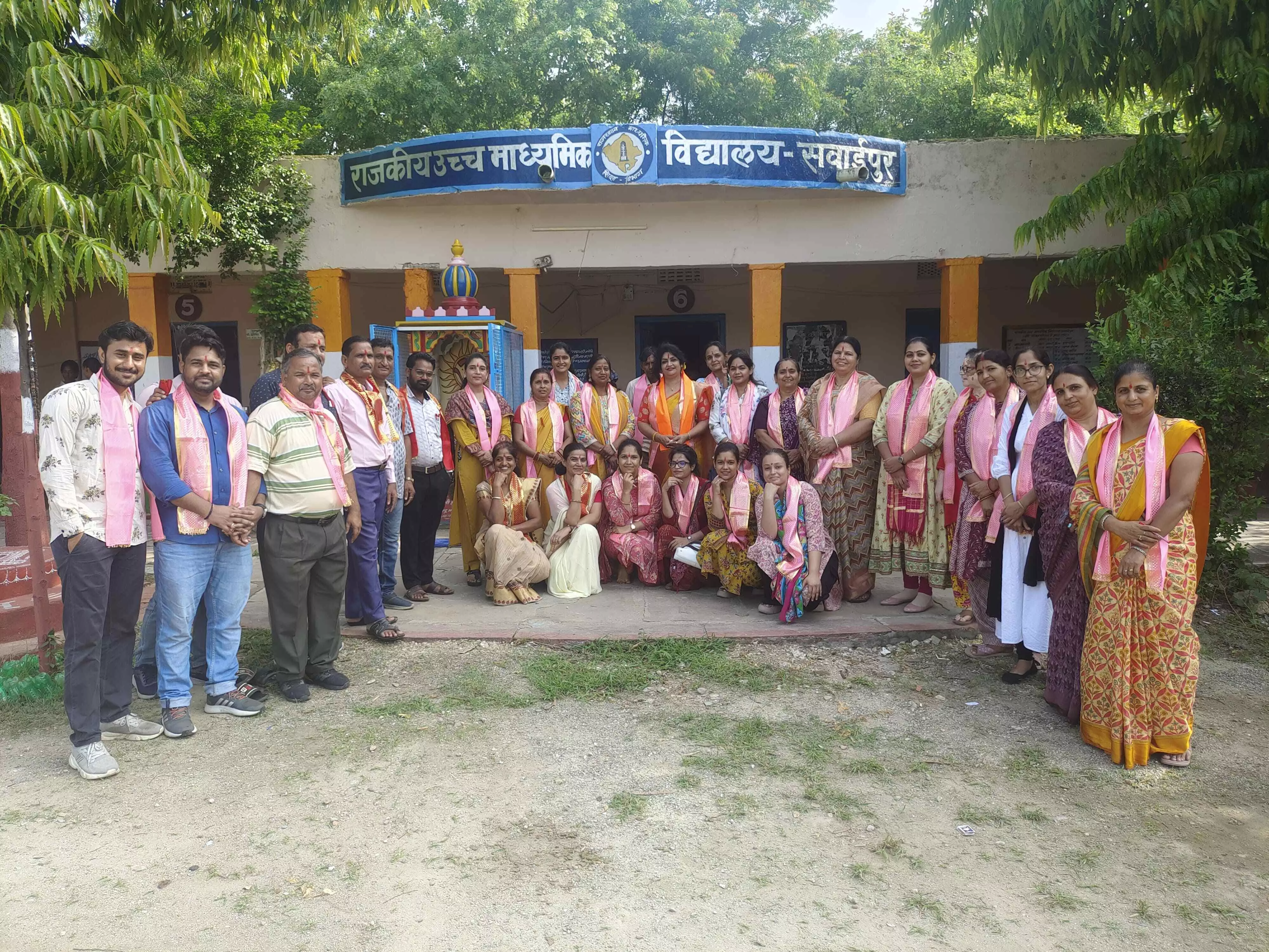 सवाईपुर विद्यालय मे मनाया गुरू पूर्णिमा पर्व, विद्यार्थियों ने किया गुरुजनों का पूजन और अभिनंदन