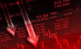 सेंसेक्स 689 अंक टूटा, निफ्टी 25200 के नीचे