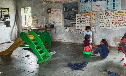 रामपुरा व बहका खेड़ा में आज तक नहीं बना आंगनबाड़ी भवन, अधरझूल सामुदायिक भवन में संचालित हो रही आंगनबाड़ी
