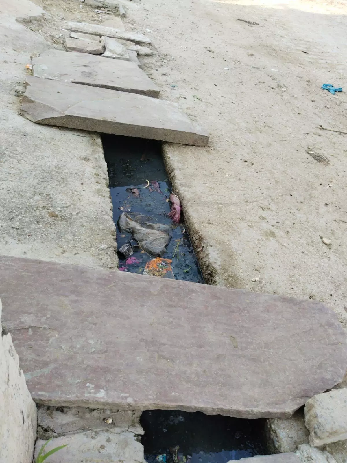 साफ सफाई के नाम पर ग्राम पंचायत चीड़ खेड़ा में हो रही लापरवाही
