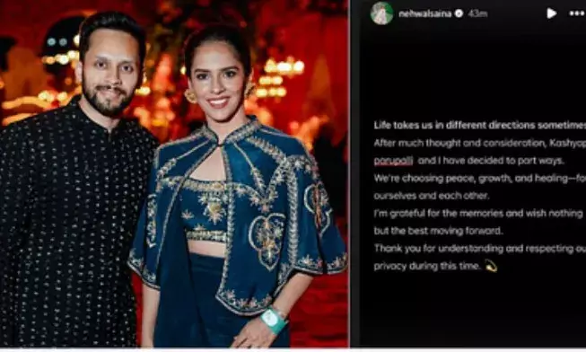 सायना नेहवाल पति कश्यप से अलग होंगी