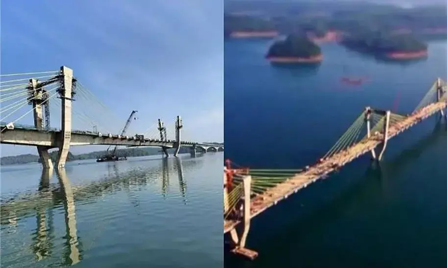 भारत के दूसरे सबसे लंबे केबल-आधारित सिगंदूर पुल का उद्घाटन