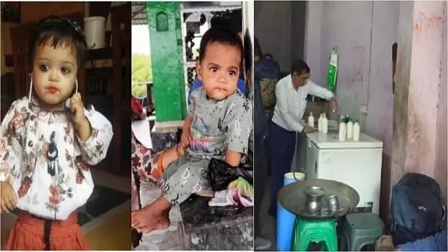 मिलावटी दूध  बन गया २ बच्चो का काल