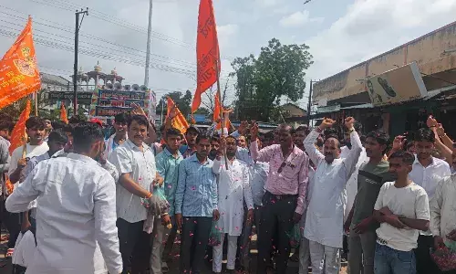 भगवान सवारियां सेठ की पांचवीं पद यात्रा पर शाहपुरा में हुआ भव्य स्वागत