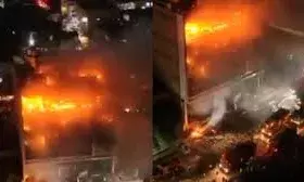 ईराक में भीषण हादसा, शॉपिंग मॉल में आग लगने से जिंदा जले 50 लोग