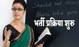 6500 पदों पर सरकारी टीचर की भर्ती