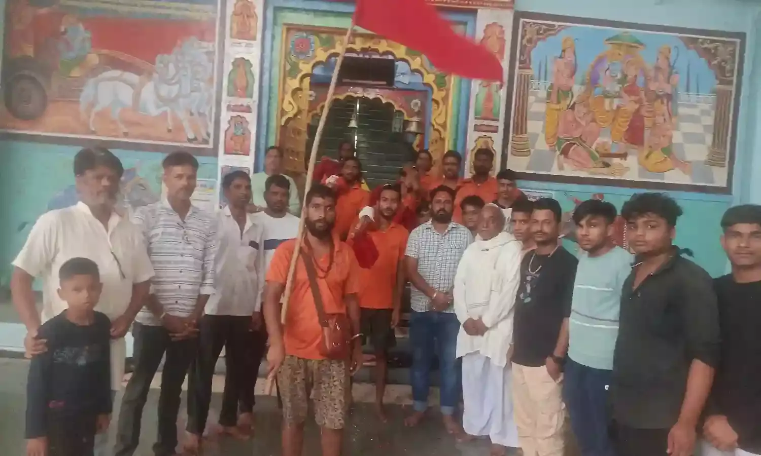 सिंगोली चारभुजा में कावड़ यात्रा का स्वागत सिंगोली चारभुजा में कावड़ यात्रा का स्वागत