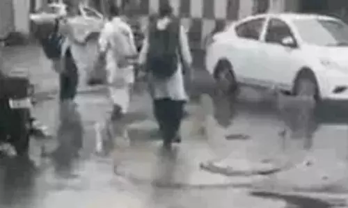बारिश से भीग भीलवाड़ा सड़कों पर बाह पानी, इन जिलों में  अलर्ट