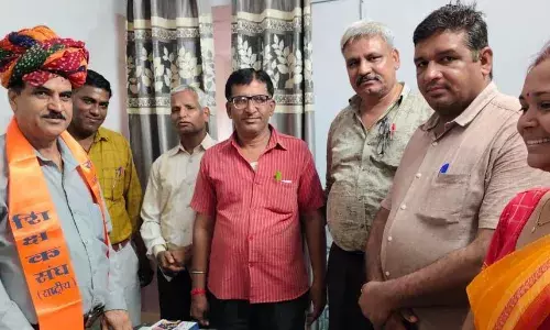 राजस्थान शिक्षक संघ राष्ट्रीय उपशाखा मांडल ने किया मुख्य ब्लॉक शिक्षा अधिकारी का स्वागत