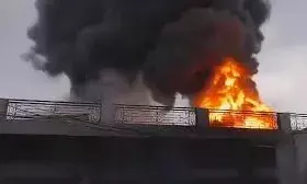 केमिकल फैक्टरी में लगी भीषण आग,दमकल की 14 गाड़ियों मौके पर पहुंची