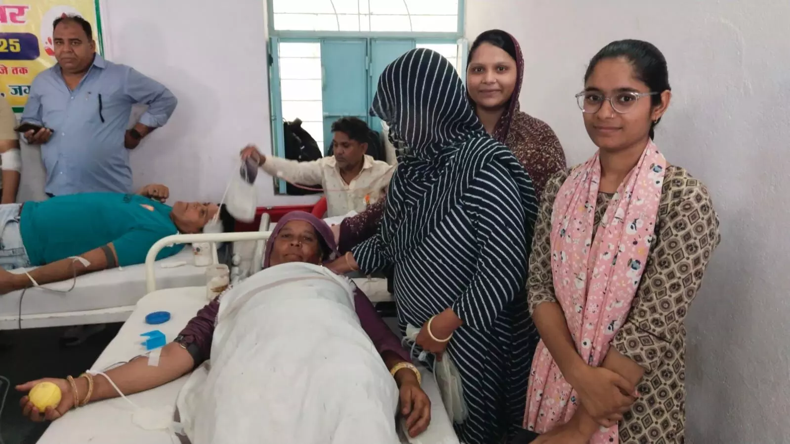 जगपुरा गांव में रंगरेज सेवा समिति खारी का ढावा द्वारा आयोजित हुआ रक्तदान शिविर