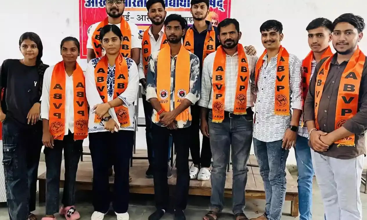 आसींद में अखिल भारतीय विद्यार्थी परिषद की नगर बैठक सम्पन्न