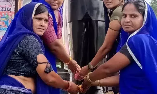 भीम आर्मी स्थापना दिवस मनाया