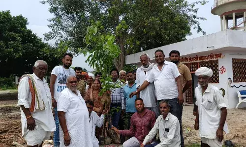 एक पेड़ - मां के नाम अभियान की हुई  शुरुआत