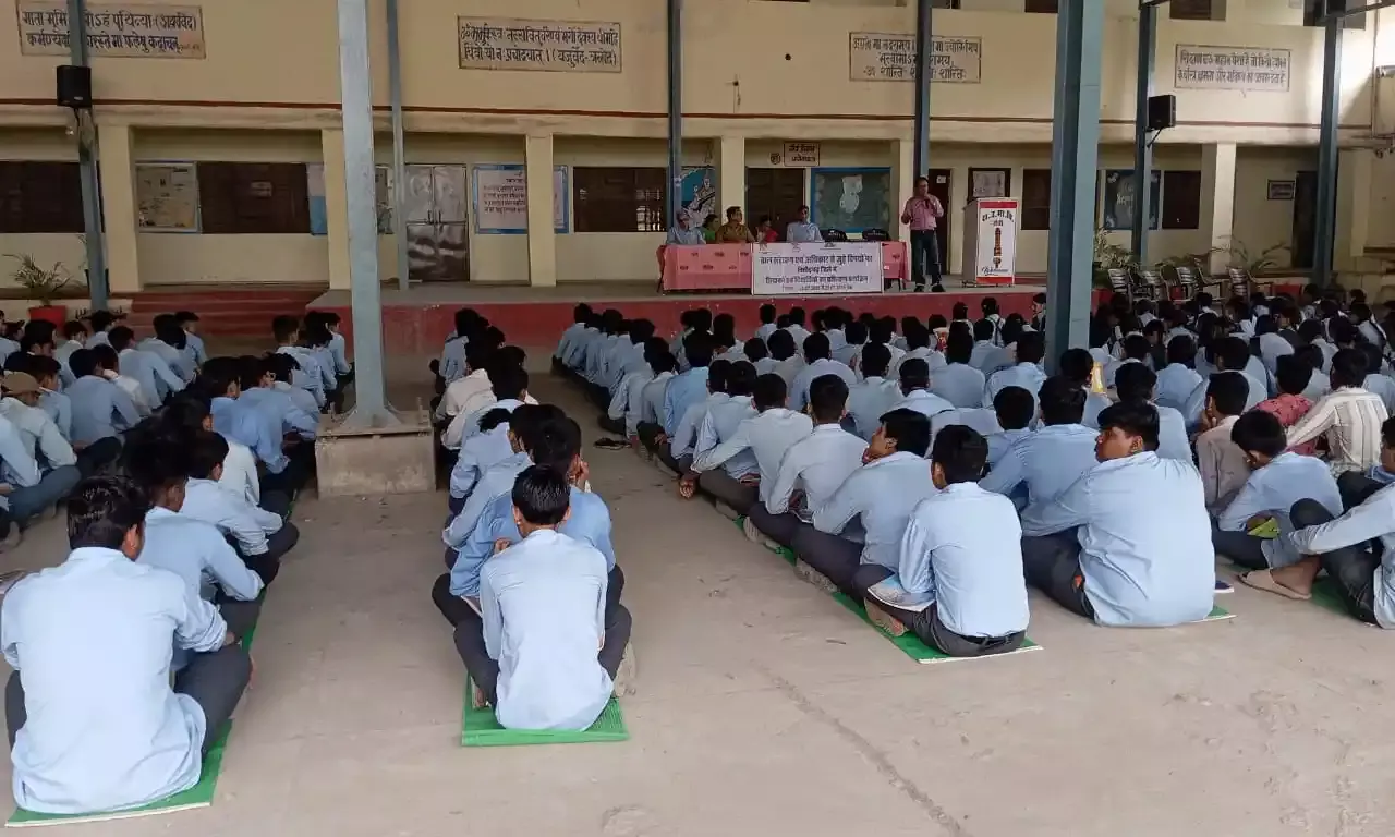 राजकीय उच्च माध्यमिक विद्यालय में कार्यशाला का आयोजन