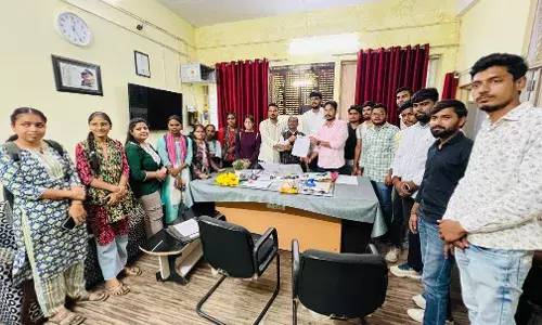 एनएसयूआई ने बीए व बीएससी प्रथम वर्ष में सीटें बढ़ाने को लेकर सौंपा ज्ञापन