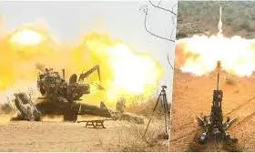 स्वदेशी गोला-बारूद के सफल परीक्षण से सेना को मिली नयी ताकत,जैसलमेर बना ‘मेक इन इंडिया’ की मिसाल 🇮🇳💣 स्वदेशी गोला-बारूद के सफल परीक्षण से सेना को मिली नयी ताकत,जैसलमेर बना ‘मेक इन इंडिया’ की मिसाल 🇮🇳💣