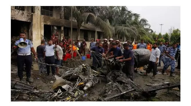 विमान दुर्घटना में घायलों की मदद के लिए भारत ने बढ़ाया हाथ, बांग्लादेश भेजी जा रही चिकित्सकों  की टीम
