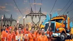 दो कांवड़ियों की मौत, अलवर में ट्रक में दौड़ा हाईटेंशन लाइन का करंट