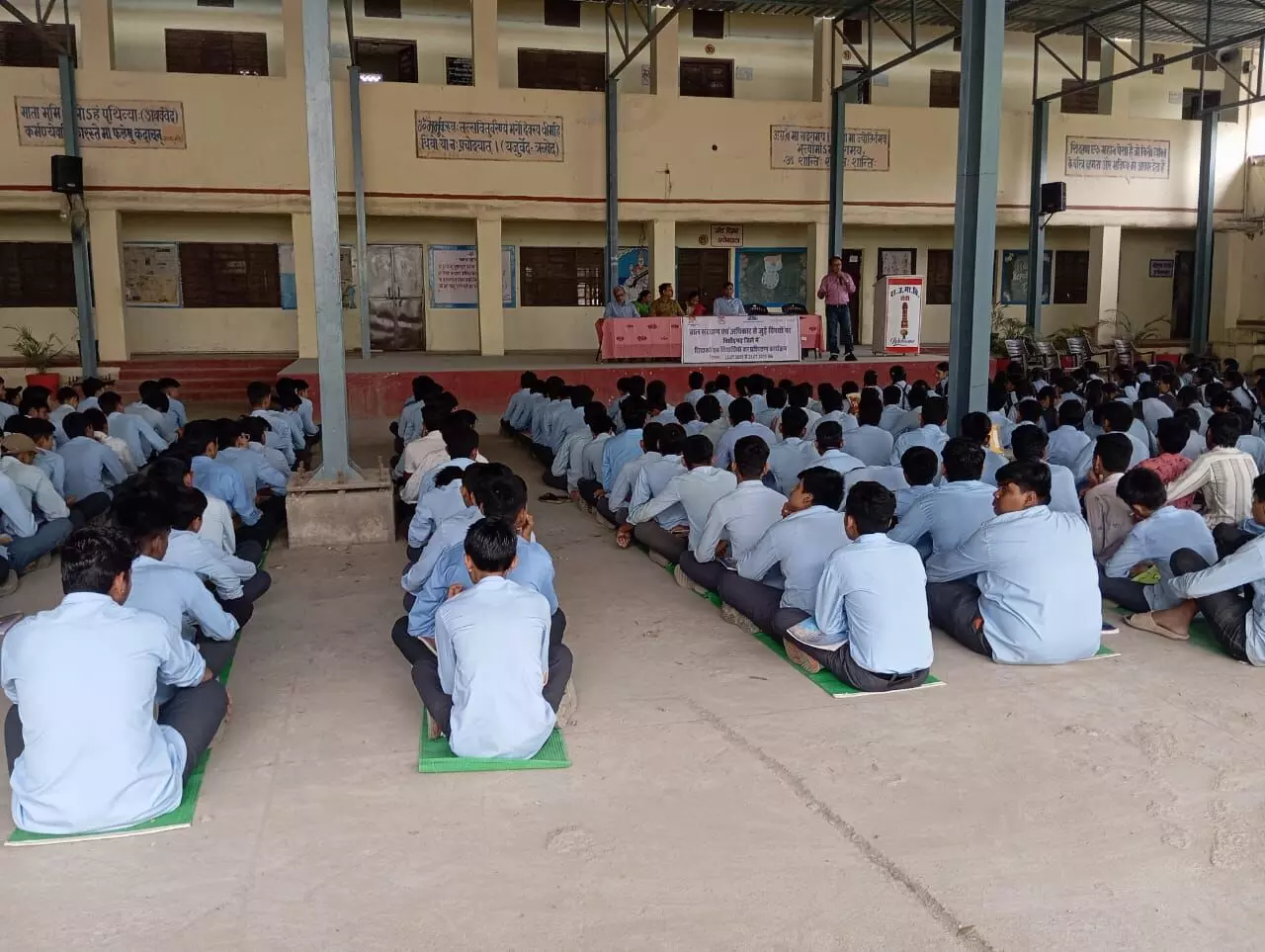 राजकीय उच्च माध्यमिक विद्यालय में कार्यशाला का आयोजन