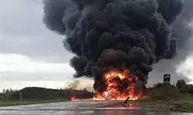 रूस में चीनी सीमा के पास विमान क्रैश,5 बच्चों समेत सवार सभी लोगों की मौत ! घने जंगलों में जलता मिला मलबा