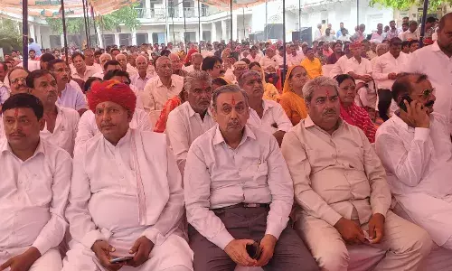 पुष्कर स्नेह मिलन समारोह में भीलवाड़ा माली (सैनी) महासभा के प्रतिनिधि मंडल ने की शिरकत